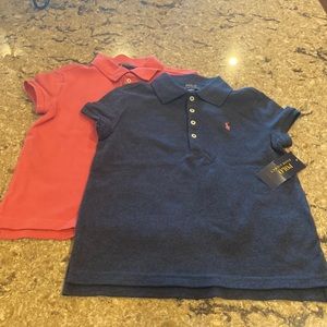 Two Polo Girl’s Shirts Size 6X